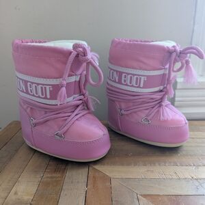 Icon Mini Moon Boot Pink - Baby / Toddler Puffy Winter Boots